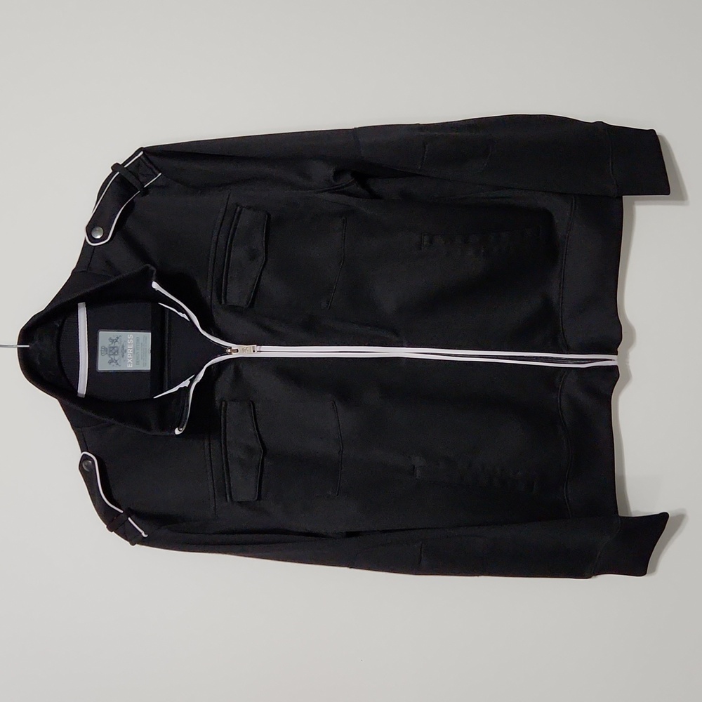 Men's express black track jacket - Picture 3 of 5